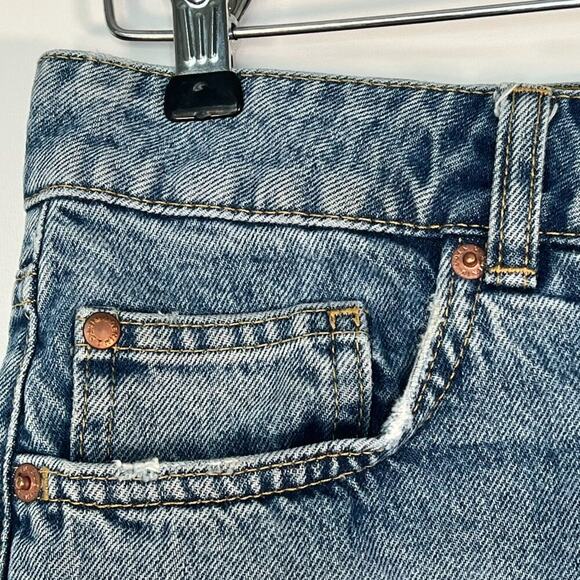 H&M Denim Medium Blue Jean Denim Mini Skirt - Picture 5 of 12